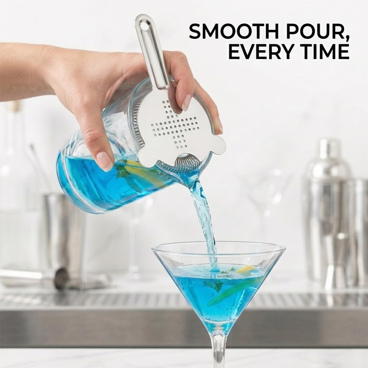 Hawthorne cocktail strainer 2 tanden - F975