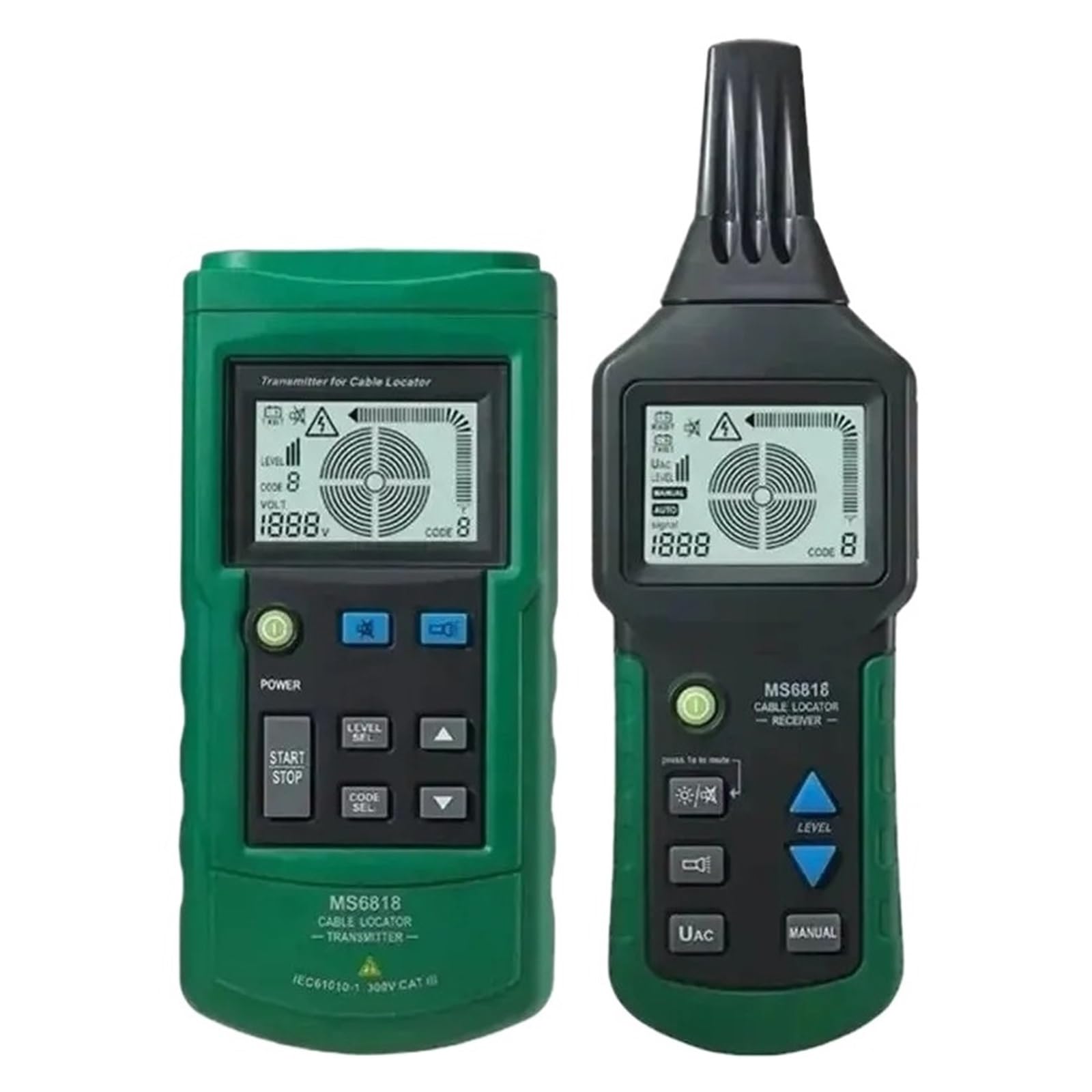 Probador De Cables MS6818, Localizador De Tuberías De Metal De 12-400V CA/CC, Pared Subterránea, Inspección, Interrupción, Detección De Cortocircuitos Ligero Y PortáTil