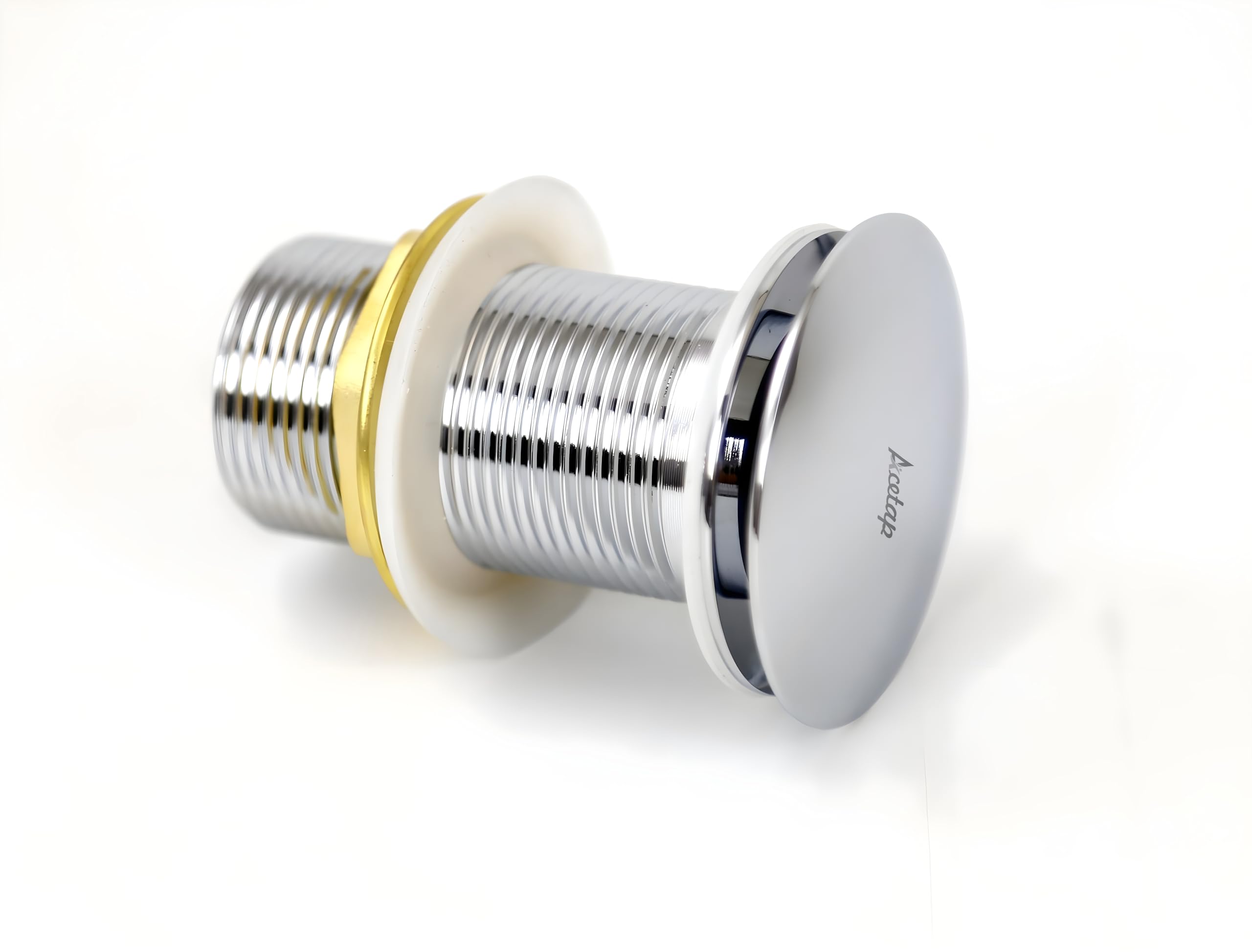 Acetap 5-Inch 39mm Brass Full Thread Waste Coupling - Chrome Finish Pop-up Design - Pack of 1 Piece (B0CY9M3W21) Amazon Price History, Amazon Price Tracker
