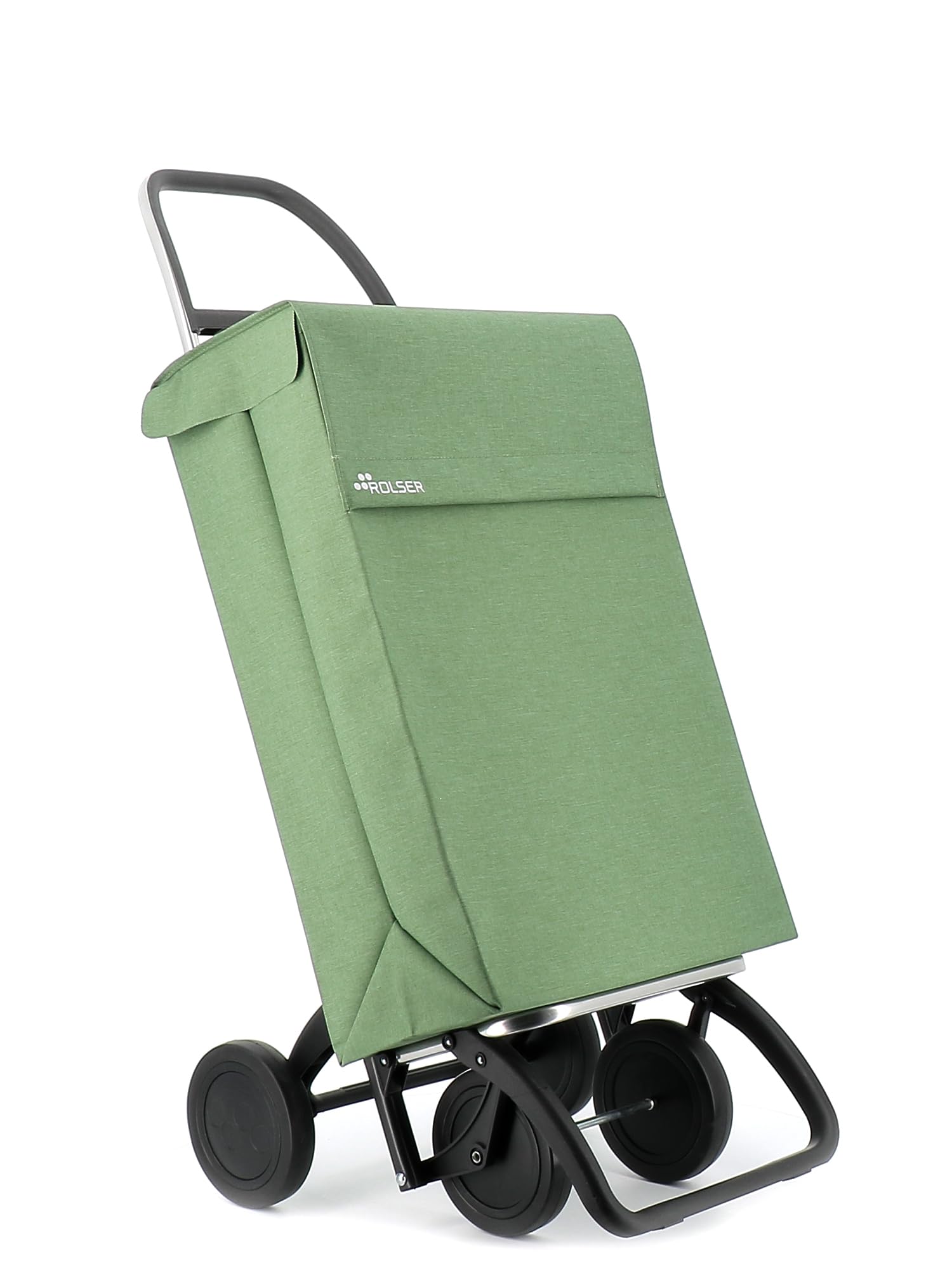 Chariot de Course Rolser Jean Tweed 4 Roues - Vert