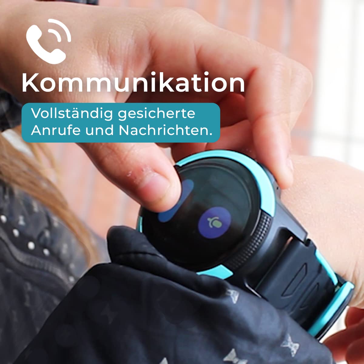 SaveFamily Slim 4G. Smartwatch für Kinder mit Videoanruf, Anruf, Chat, SOS-Taste, Stoppuhr und Schrittzähler. Ip67 wasserdicht. Smartwatch für Kinder mit einem modernen und diskreten Design