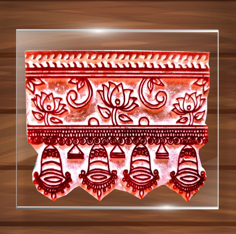 LIPIKA Mehandi Flower Henna Designs Figure Stencil Tools for Your Beautiful Moments. It Gives You Best Finishing in Short Time on Your Hands and feet (1 Piece Size 3.3 X 5 Inch)