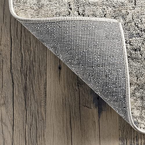Tapete decorativo nuLOOM Aly Modern Abstract 9x12 Beige miniatura 4