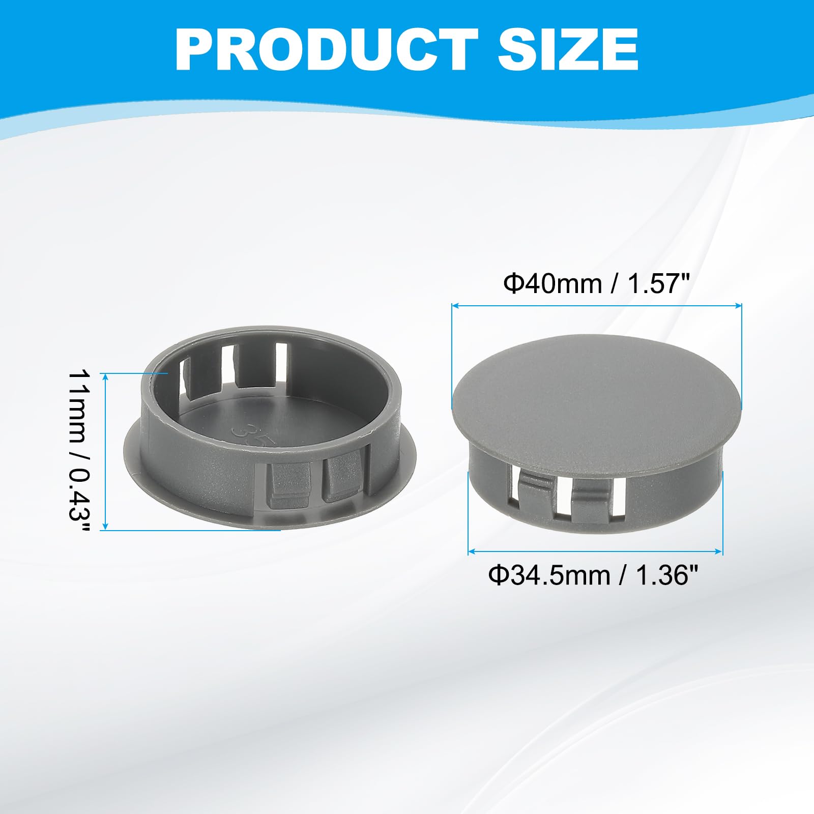 PATIKIL Plastic Hole Plugs - Image 2
