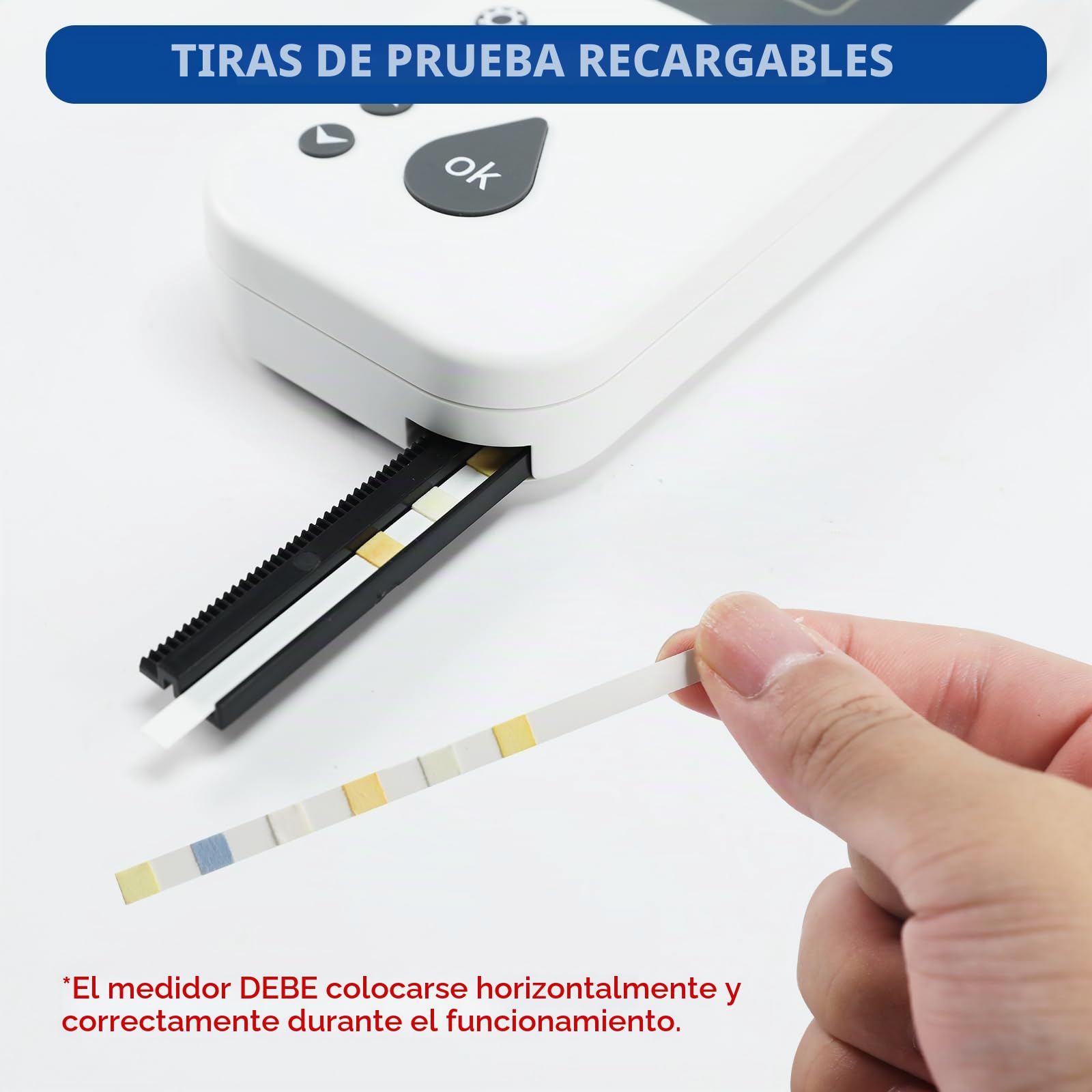 Kit Digital 7 en 1 para Análisis del Agua de Piscinas Medidor de pH, Cloro, Bromo, Dureza y Alcalinidad, Registro de Datos, Puerto USB con Analizador de Agua y Tiras Reactivas para Piscinas y Spas