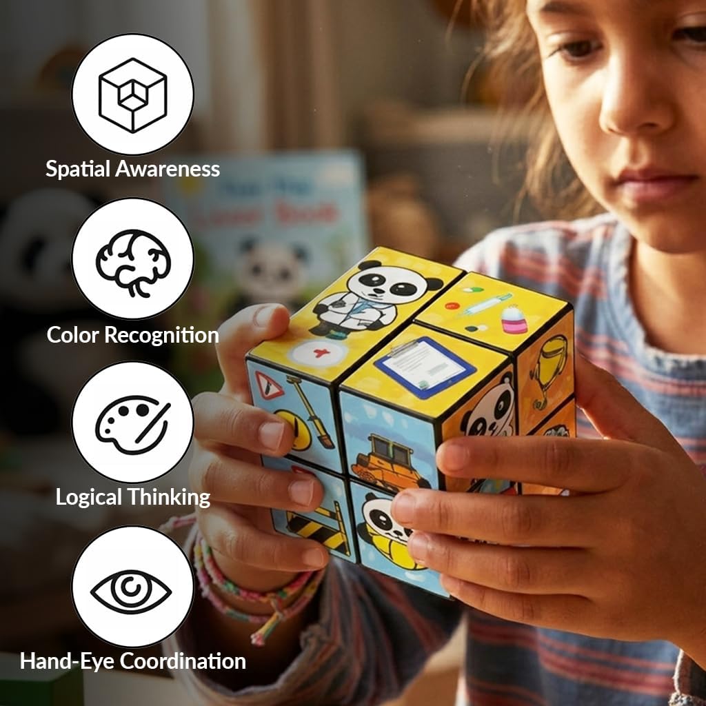 Buy FUNBUN Panda Magic Cube Shape Shifting Puzzle Box for Kids Age