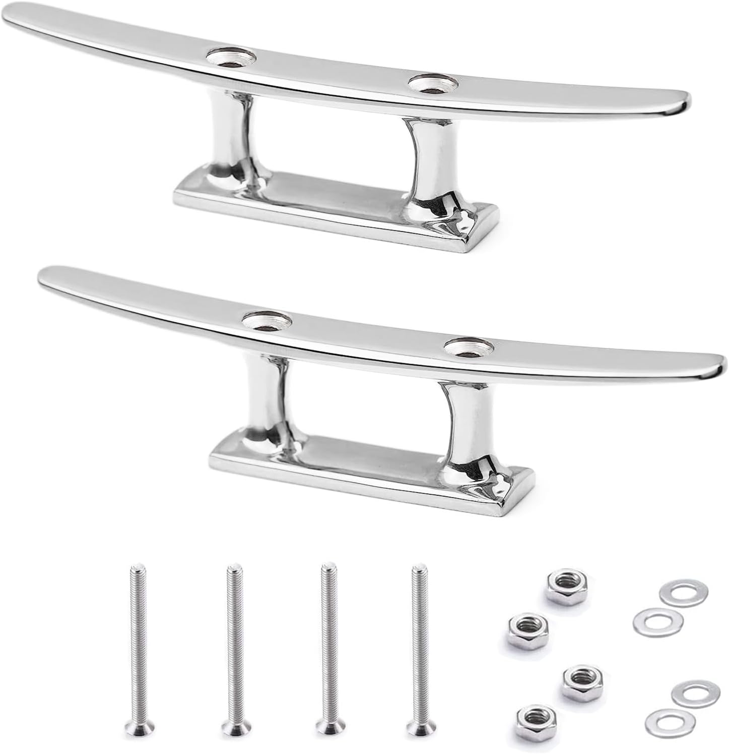 Atibin Kayak Deck Boat Cleat Marine Mooring Steel Dock Cleats Hardware Heavy Rope