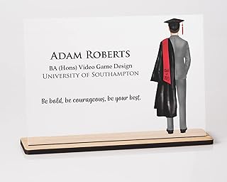 University Graduation Gift, Graduation Gift for Him, Personalised Graduation Gift, Son, Brother, Grandson, Boyfriend, Male Graduation Keepsake Gift