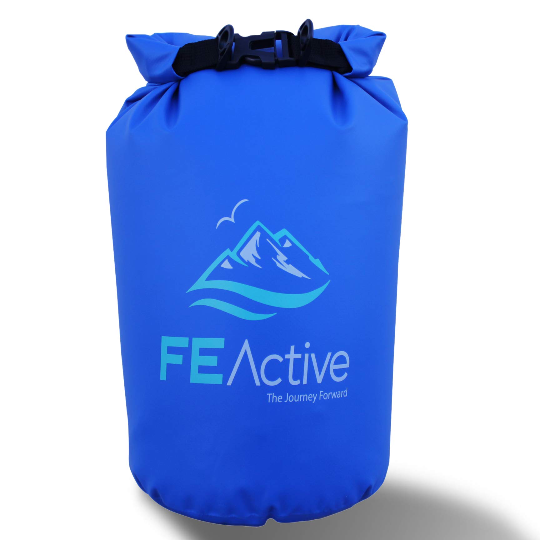 FE Active - 15L Eco Friendly Waterproof Dry Bag Sack Great for All Outdoor and Water Related Activities. Has Lined Rim at The Opening for Maximum Insulation When compressing - Carrying Strap Included