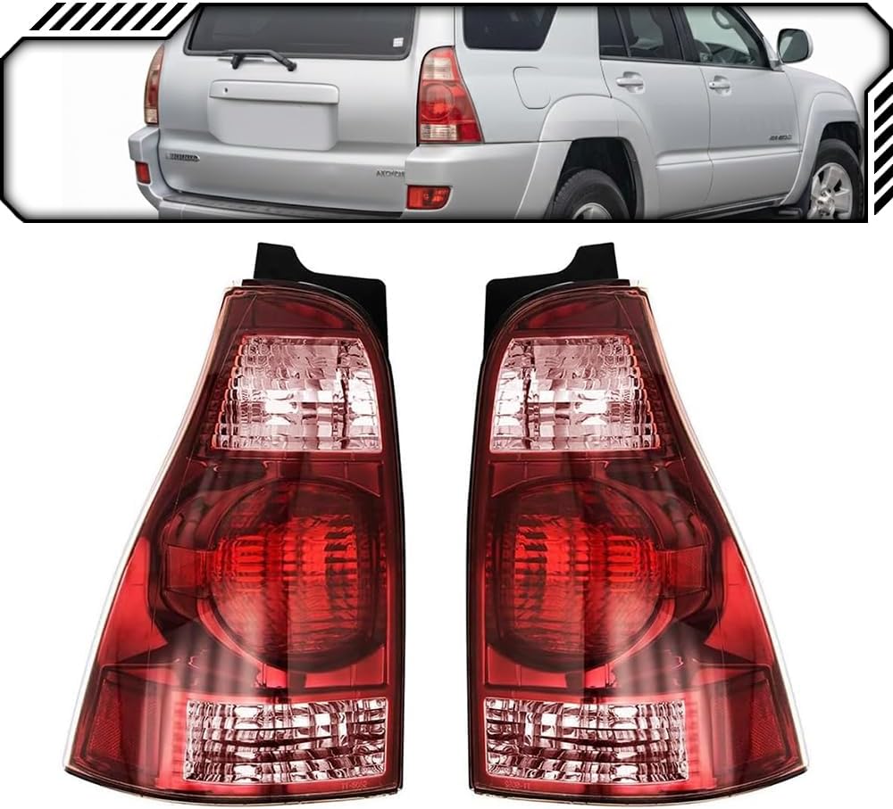 EPIC LIGHTING OE Style Halogen Tail Lights Assembly Replacement for TOYOTA 03-05 4RUNNER LIMITED SPORT SR5 - Pair