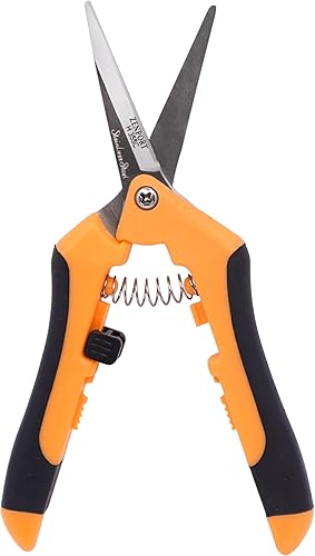 Zenport Podadora curvada hidropónica de Microblade H355C, hoja de acero inoxidable