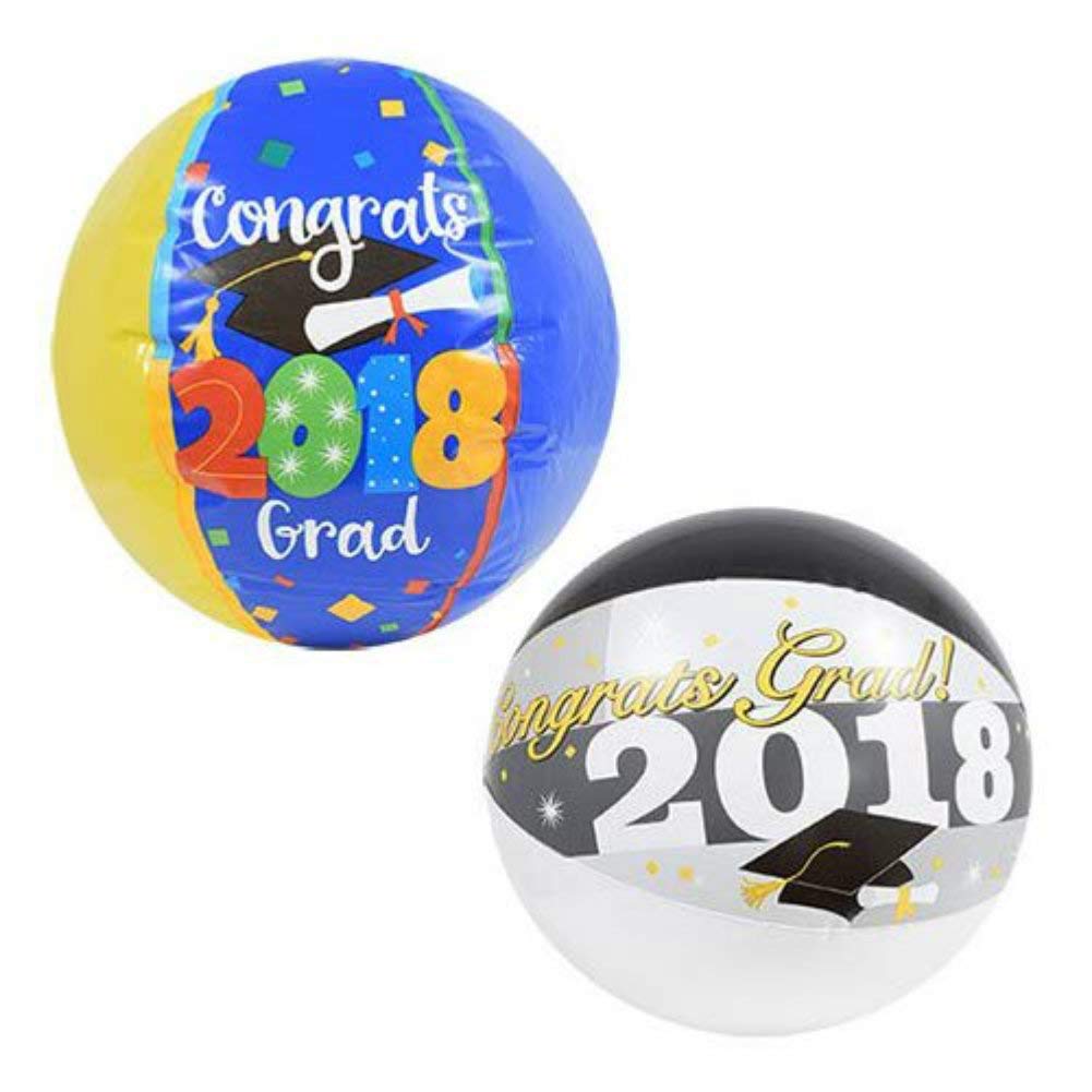 Topnotch Outlet Graduation Party Beach Balls (Two Pack) Inflatable