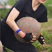 Vista 41 de Red Plastic Wristbands 500 Pack - Colored Wristbands for Events, Vinyl Wrist Bands of Party by Fivepeans