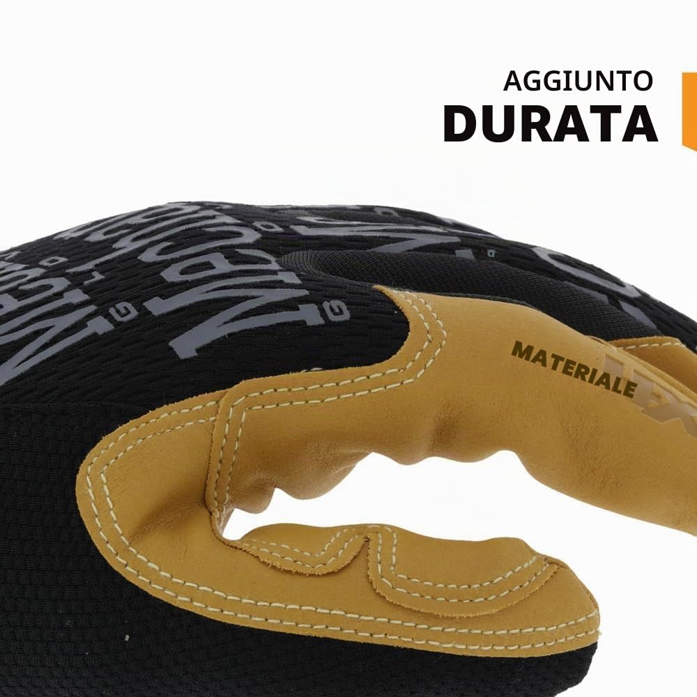 Mechanix Wear - Material4X Original Guanti, Nero, X-Large