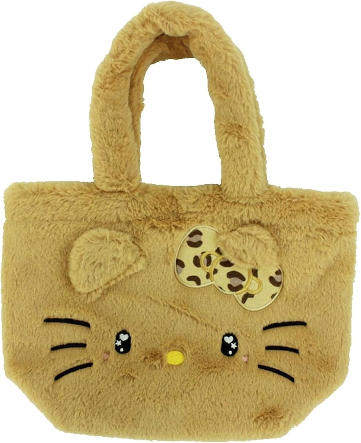 Sanrio Characters Die Cut Fur Handle, Hello Kitty Leo