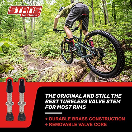 Stans No Tubes 35Mm Presta Universal Valve Stem (Carded Pair For Mountain) #TOP3