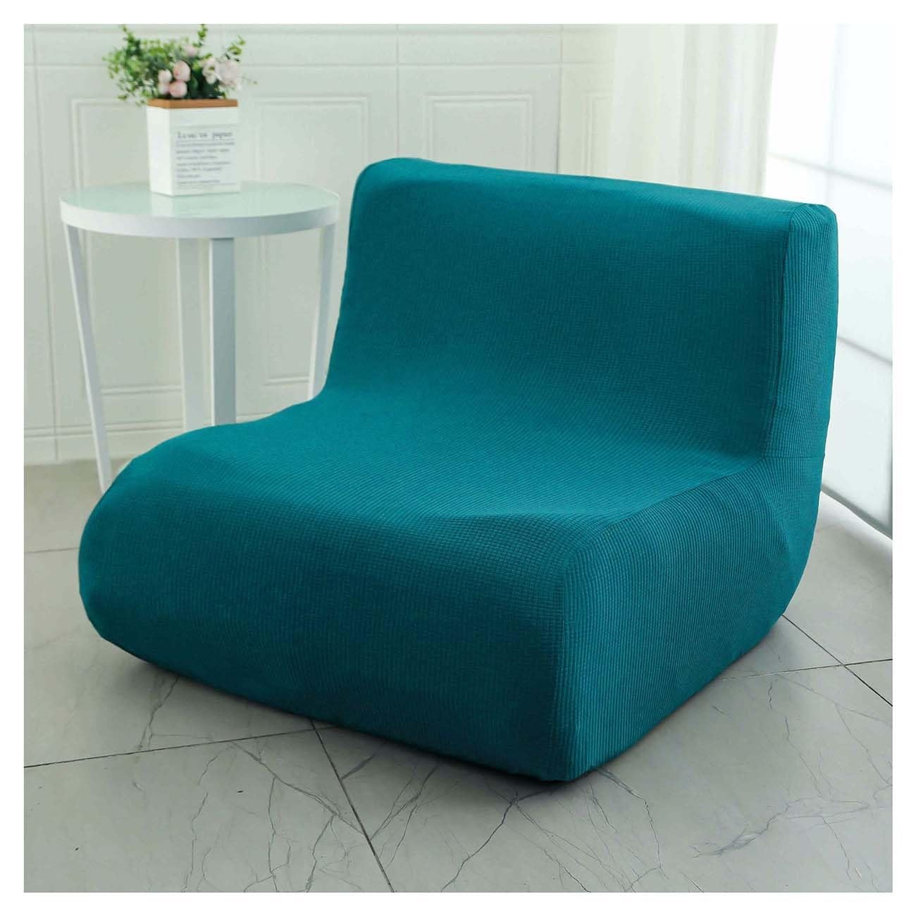 Elysysrl #11 Armless Sofa Cover Lazy Floor Armless Chair Slipcover Folding Sofa Bed Cover Non-Armrest Furniture Protector Without Armrests For Kids Dog Cat (Color : )