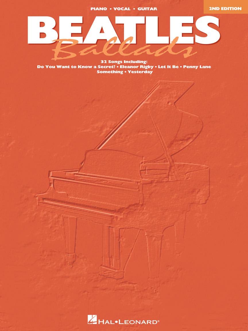 Beatles Ballads Piano Vocal Guitar Pvg Book