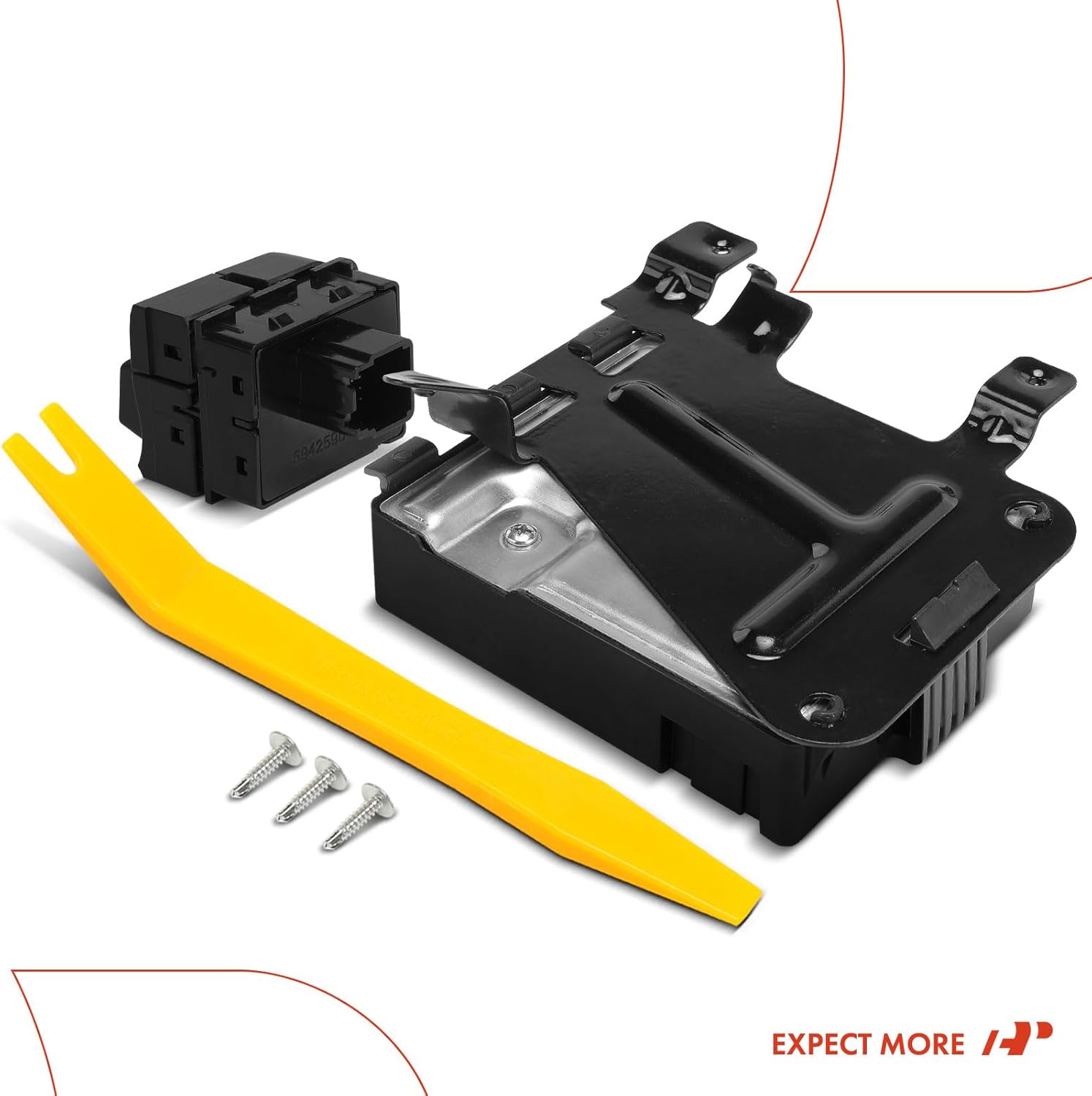 A-Premium Trailer Brake Controller Module with Switch Kit Compatible with Ram 1500 2500 3500 4500 5500 2016-2018, 1500 Classic 2019-2021, Replace# 82215040AB, 82215040AC