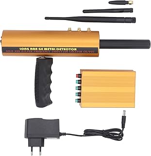 Detector de Metales profesionales: Rango de 1000 M, 20 M de Profundidad, 3 Escáner de Antena para Oro, Plata, Cobre y Piedras Preciosas, Alta Precisión y Detección de Largo