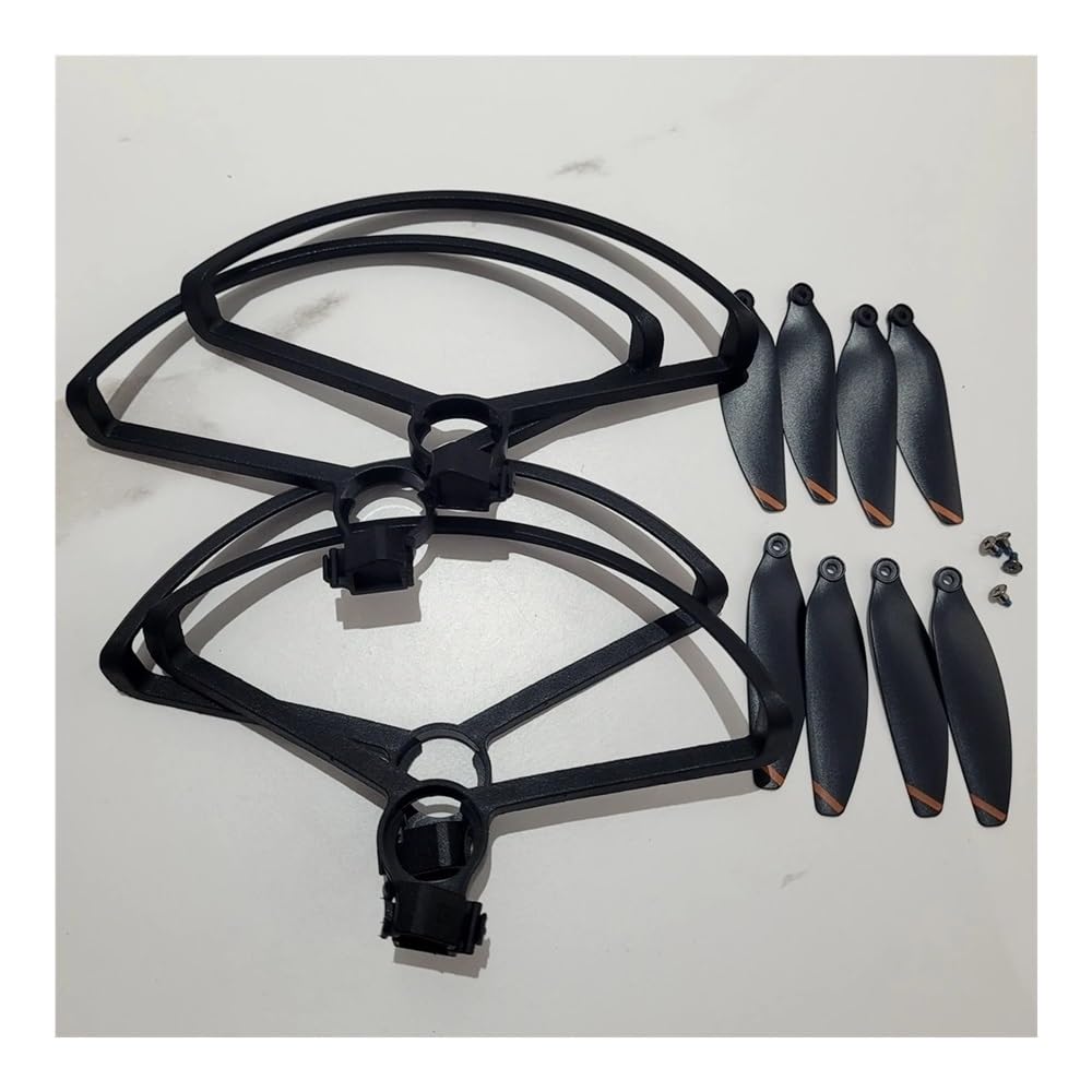 Drone Quadcopter hélice cuchillas cubierta de marco protector Compatibilidad con L S6S(Set 01)