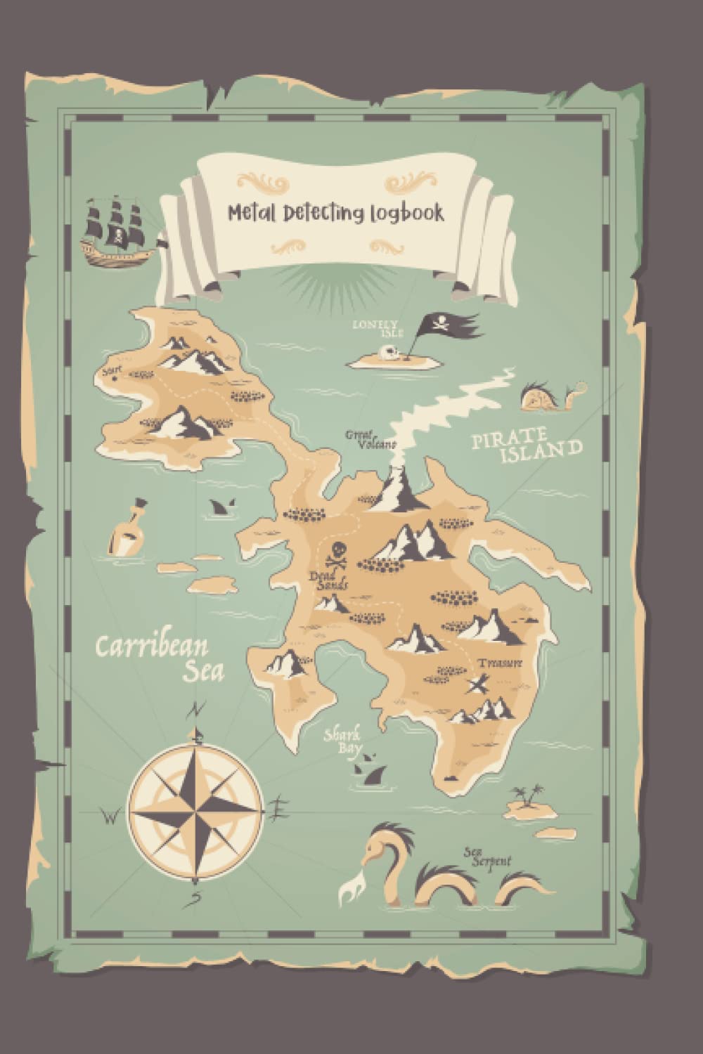 Metal Detecting Log Book: Professional Detectorists Journal To Record Metal Detecting Finds - Keep Track Of Finds And Statistics, Gift For Coin Whisperer.