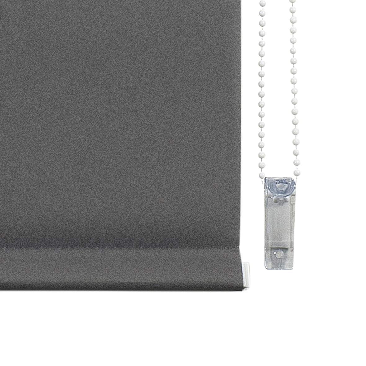 Store De Fenêtre Occultant A Ventouse,Store Enrouleur Occultant Pour Fenêtre,Rétractable Portable Store À Rouleau Pare-Soleil,sans Perçage,pour Chambre,Largeur X Longueur (58cm X 125cm