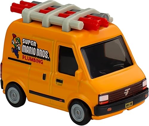 Miniatura 2 de Hot Wheels Mario Movie Plumber Van 1:64, (HKC19)