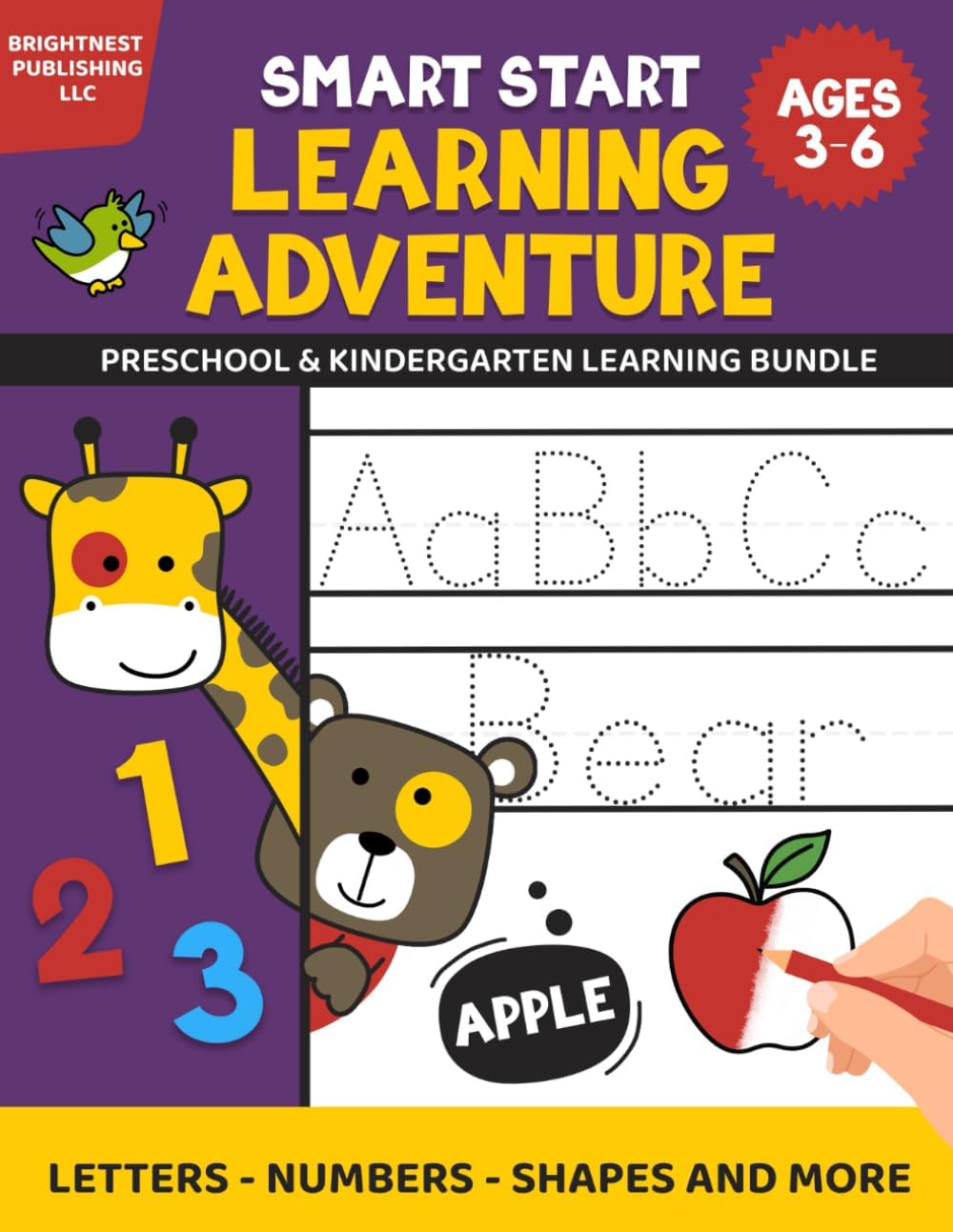 SMART START LEARNING ADVENTURE: Preschool & Kindergarten Learning Bundle: Letters, Numbers, Shapes & More