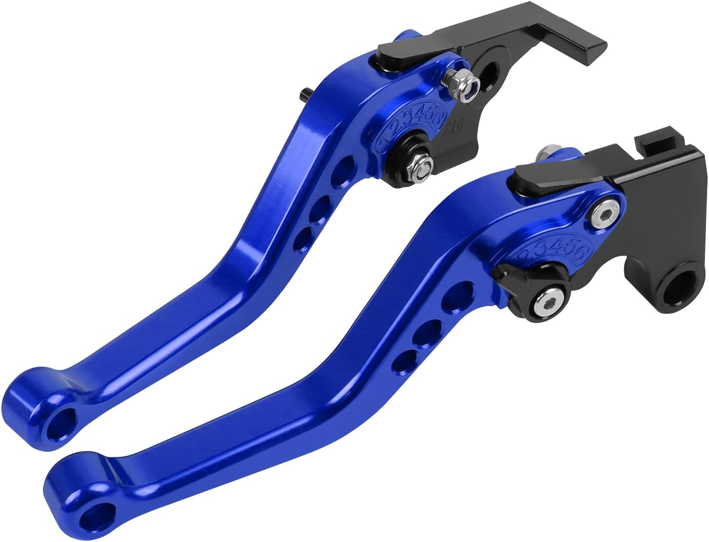 Short Brake Clutch Lever Sets CNC Aluminum Replacement for Suzuki GSXS750 GSX-S 750 2017-2021/ GSXS 950 GSX-S950 2021-2023/ SV650 SV650X 2022-2023 Motorcycle Accessories(Black)