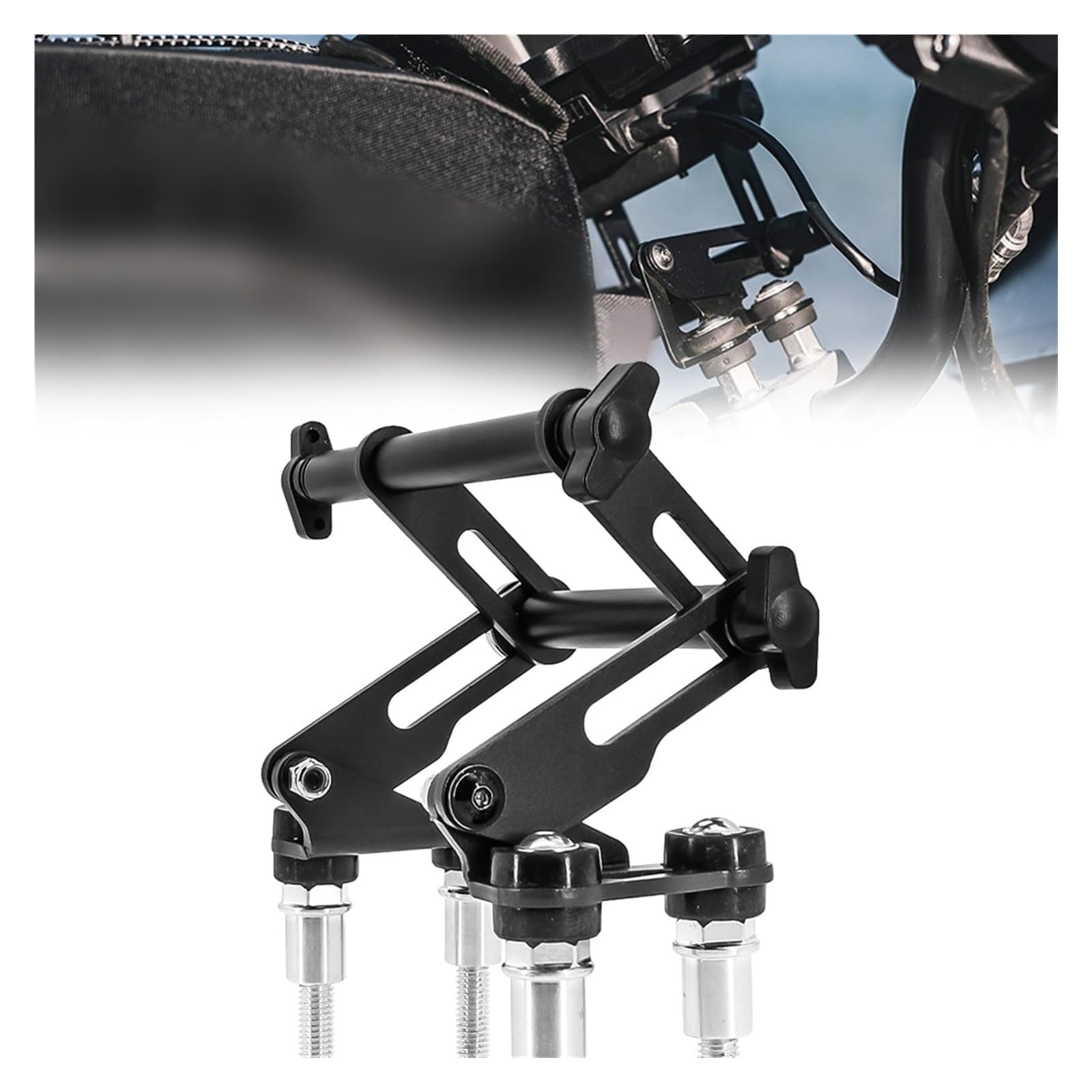 Per BMW F 650 GS 2008- Moto Regolabile Estensibile Telefono Navigazione Supporto GPS Targa Cavalletto Supporto Telefono Moto