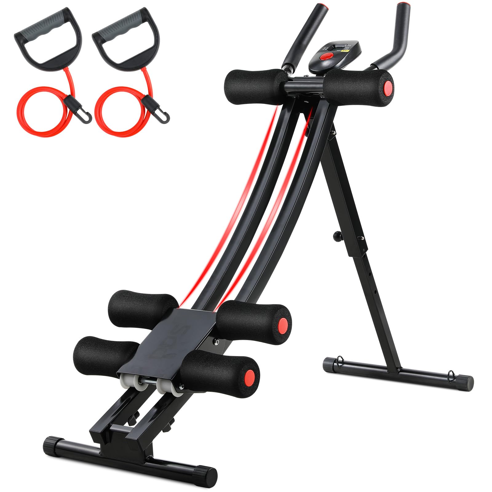 Appareil AB Trainer Abdominaux Leikefitness - Pliable, Occasion
