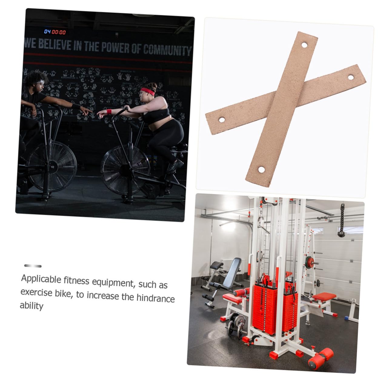 INOOMP 15stücke Fitness Bike Bremsbeläge Indoor Cycling Widerstandsbremsen Universelle Bremsblöcke Für Verbessertes Bremsverhalten Und Geräuschreduzierung