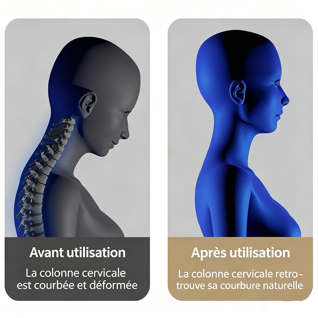 Neuronek Pro Solution 11 En 1 Pour La Nuque, Neuronek Pro Cervicales Con Terapia Termica A 42°C, 6 Modalità Di Massaggio E 9 Livelli Di Intensità, Per Ufficio E Casa, Da Viaggio (white)