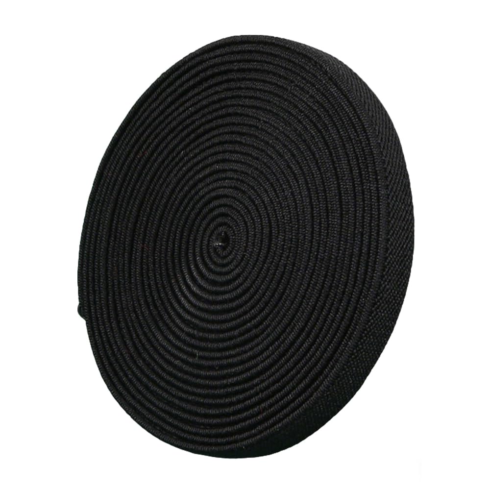 1cmx3m Flat Elastic Band Stretchy String Black Elastic Cord for Sewing Clothes, DIY Crafts