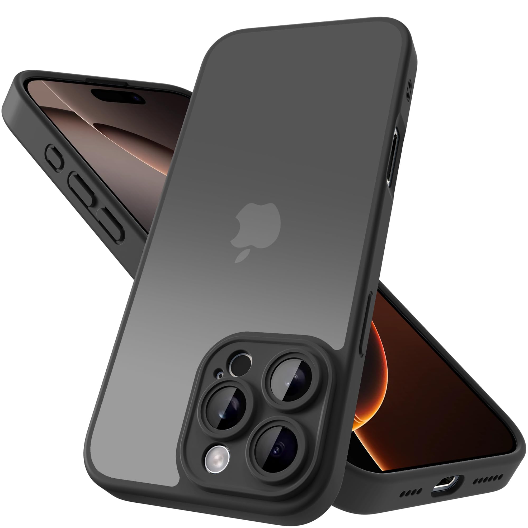Mootobo for iPhone 16 Pro Max Case with Camera Lens Full Cover Protection, Military-Grade Drop Protection Phone Case