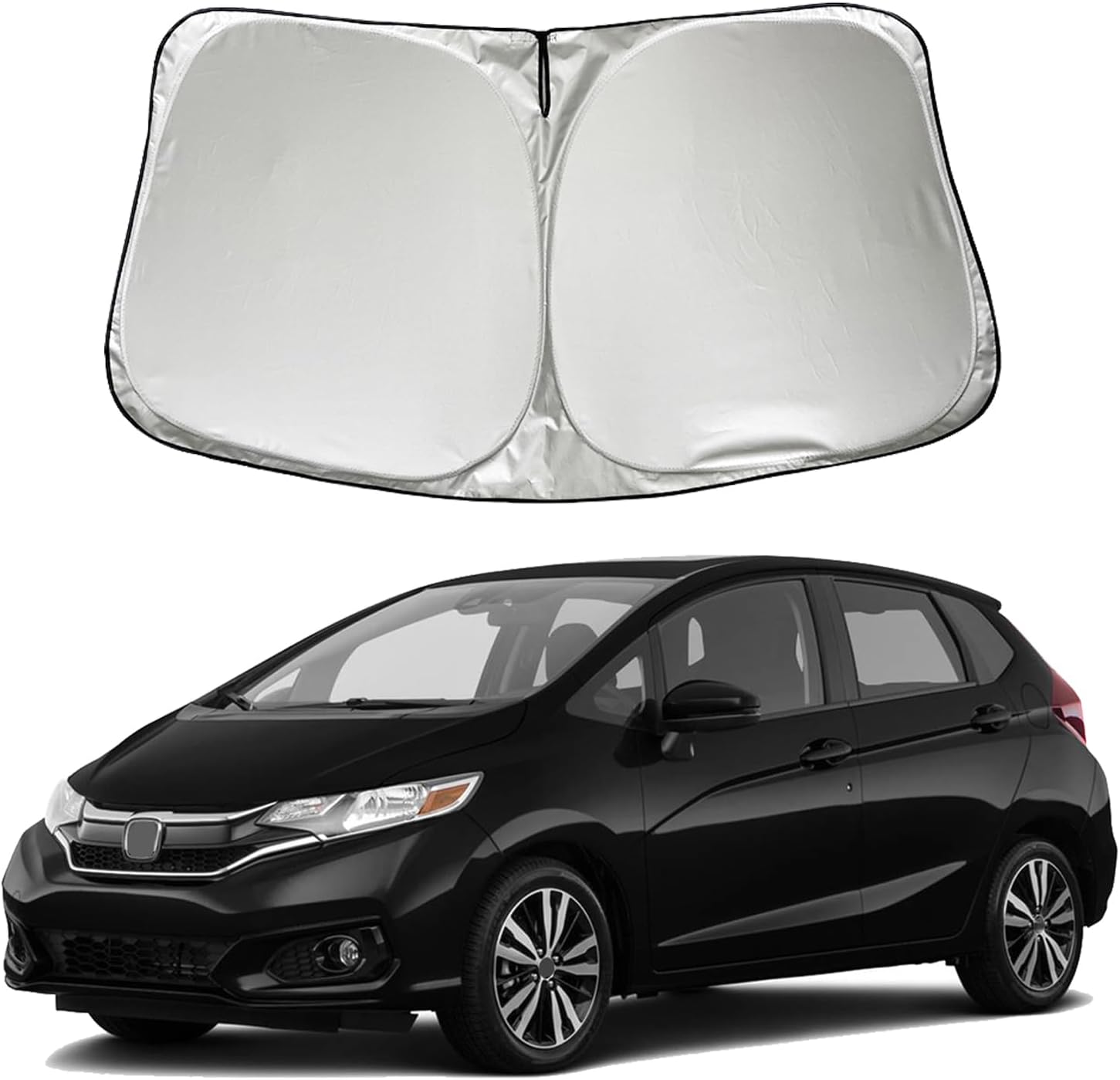 thumbnail image 2 of ULROLIT Windshield Sun Shade For Dodge RAM ProMaster Accessories 2014-2024, Foldable 2 of 11