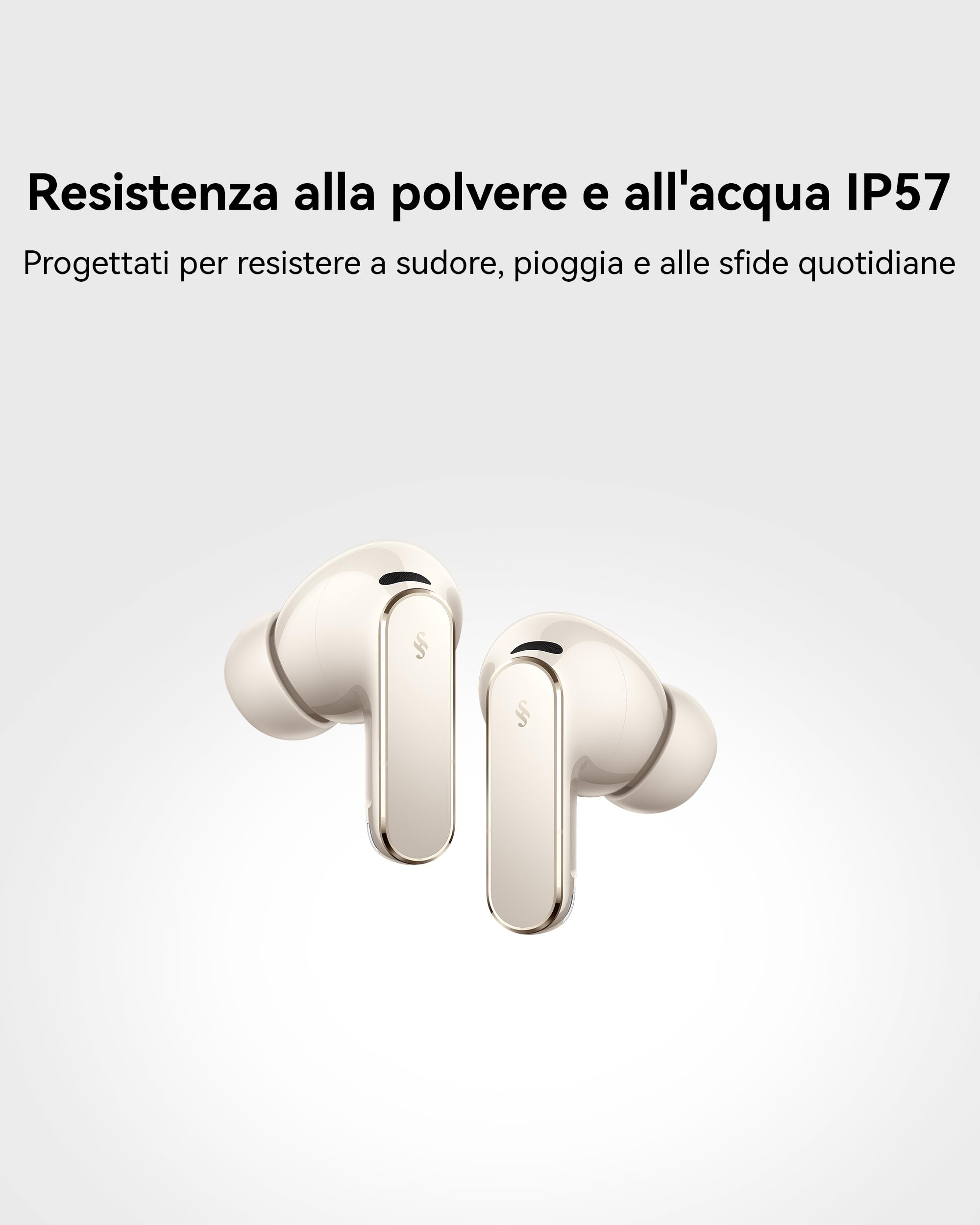 HUAWEI FreeBuds Pro 5 Cuffie Wireless Bluetooth, Cancellazione del Rumore con AI Dual-Engine per Business e Ufficio, Vestibilità Sicura con Suono Immersivo, Chiamate Stabili, IP57, Garanzia di 30 mesi