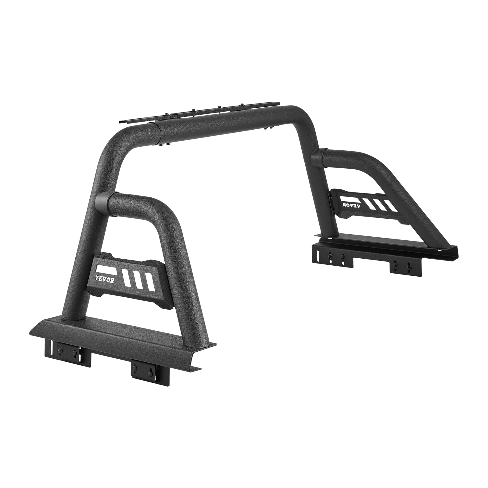 VEVOR Barra Antivuelco para Caja de Camioneta de Acero al Carbono Portaequipajes Universal Ajustable para Camionetas de Tamaño Mediano con Soporte de Luz Extensible, Portaequipajes No Incluido