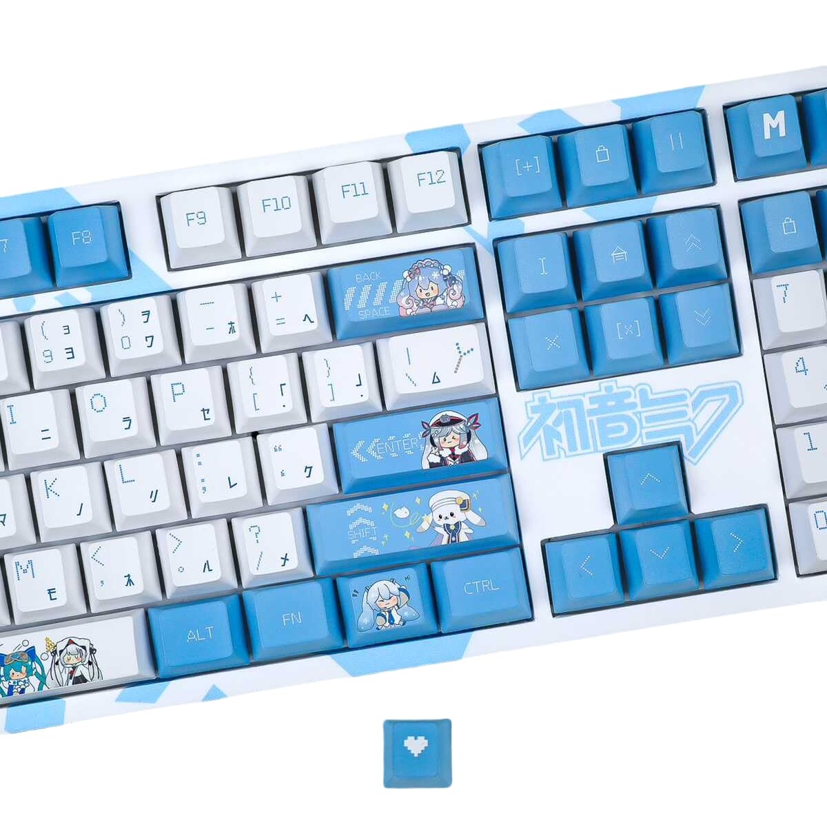 Amazon | MMCOS 初音ミク 雪ミク キーボードのキーキャップ MDA高さ
