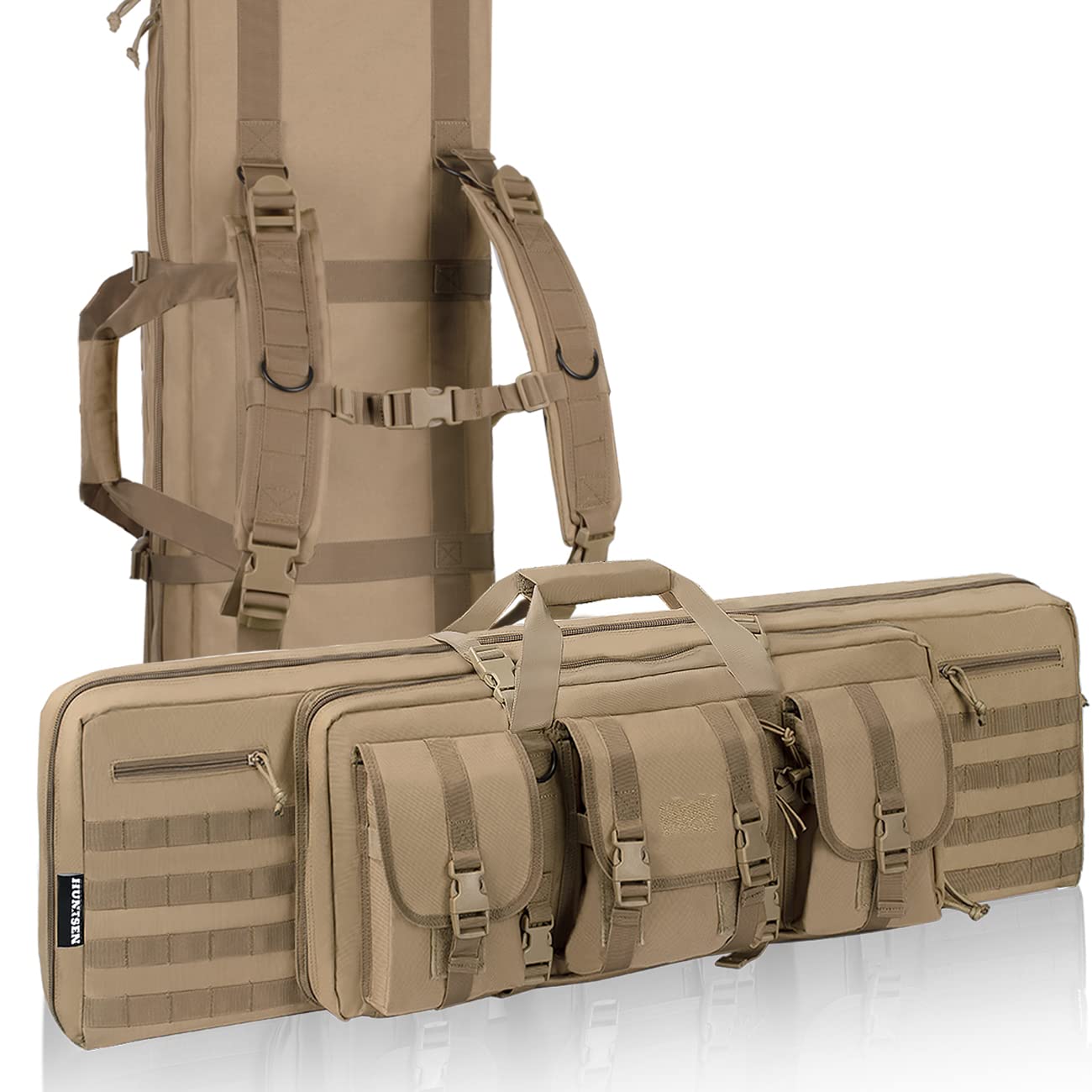 Buy HUNTSEN Double Long Case American Classic Soft Pistol Bag Multi