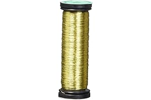 Kreinik Metallic Cord 1-Ply: A Glimmering Thread for Exquisite Embroidery