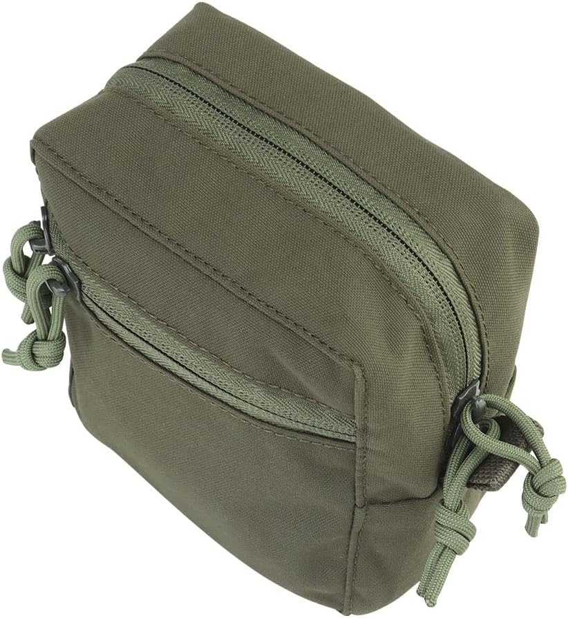 Molle Small GP Pouch, Tactical EDC Utility Storage Pouch Zipper Vest Chest Rig Huting Belt Bag