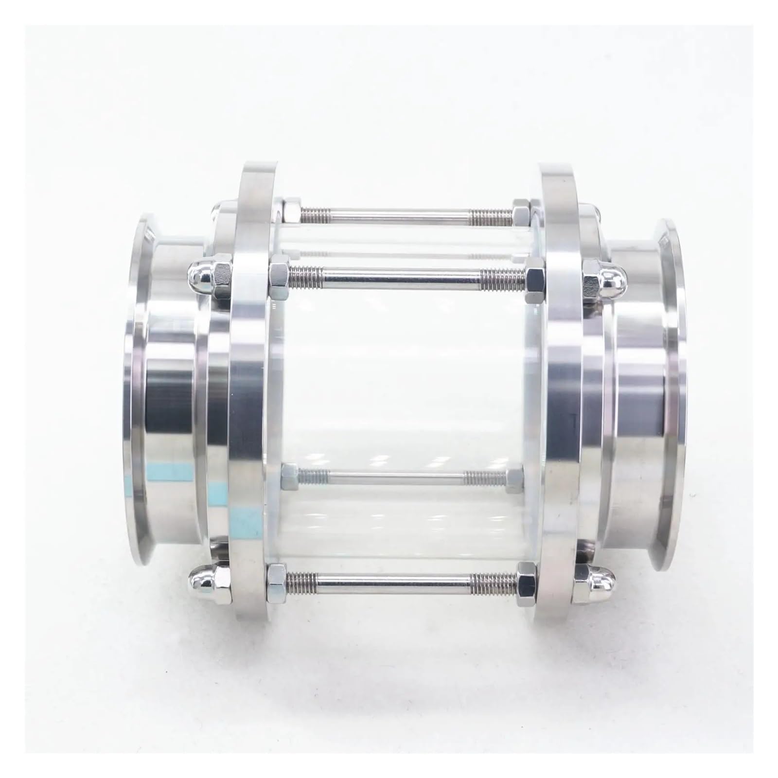 AARTERZZA Fit 108mm Pipe OD 4" Tri Clamp SS304 Flow Sight Glass Dipoter Homebrew
