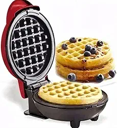 Máquina de Waffles Pequena 110v - Prática e Simples de Operar Perfeita para um Café da Manhã Ágil Superfície Antiaderente e Prepara em Poucos Minutos Ideal para Lanches e Doces Artesanais - Premium