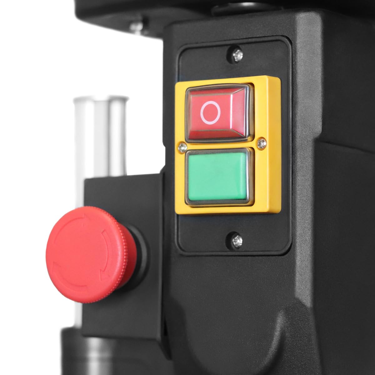 STAHLWERK Säulenbohrmaschine 1500 W – Bohrdurchmesser Ø 5-20 mm, 150-2.450 U/min, präzise Standbohrmaschine für Heimwerker und Metallbauer, robuster Bohrtisch und Metallfuß für stabilen Stand