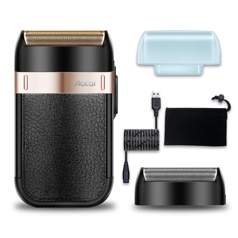 AOKAI WF-2022 Electric UltraThin Shavers for Men, Electric Razor for Men, Close Shave Head Shavers for Bald Men with 1 Extra Foil Blade, 1 Travel Pouch IPX4 Waterproof Low Noise Runtime 60 Mins (B0DDTZ4QK2) Amazon Price History, Amazon Price Tracker