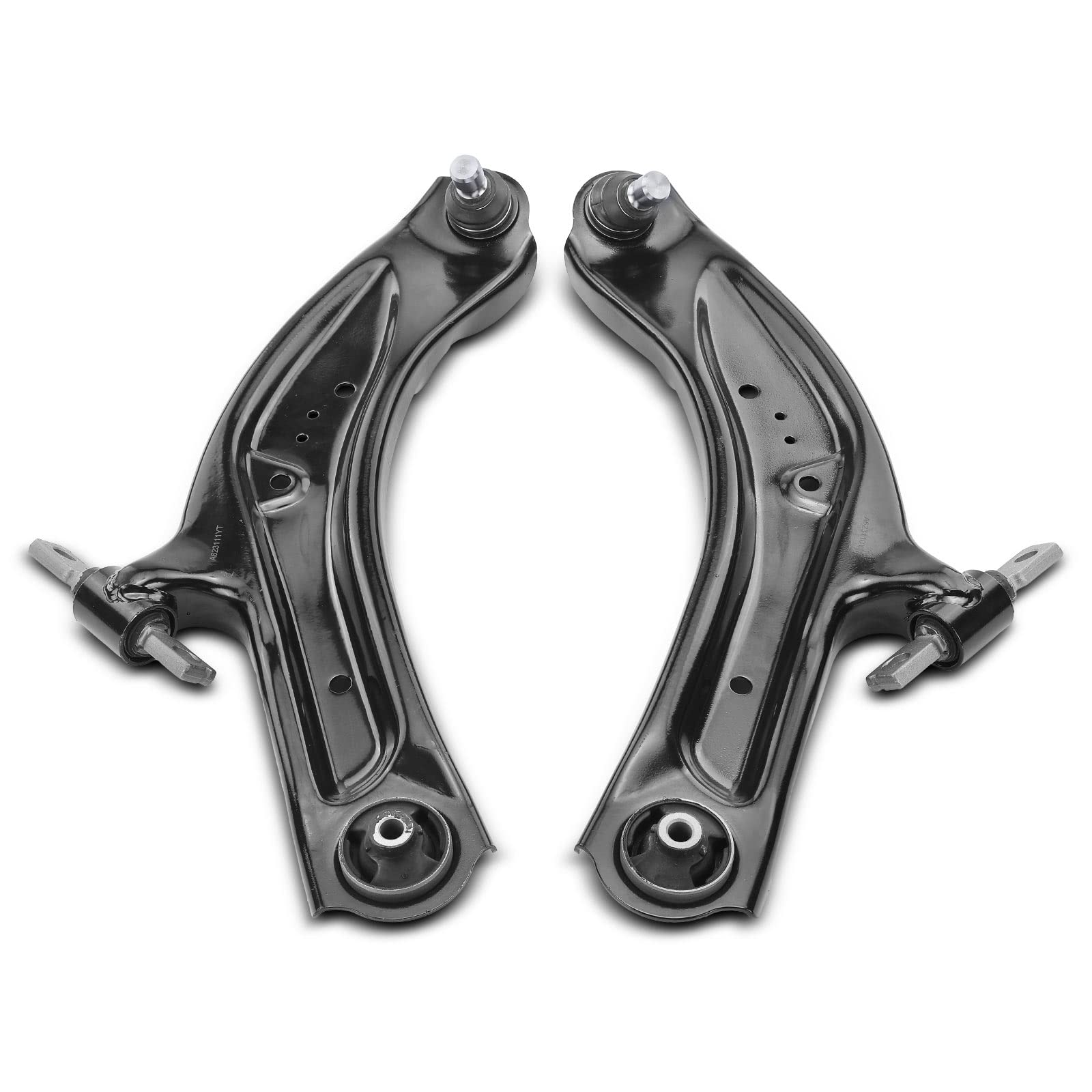 A-Premium 2 x Front Lower Control Arm, with Ball Joint & Bushing, Compatible with Nissan Rogue 2014-2020, Rogue Sport 2017-2022, Qashqai 2017-2023