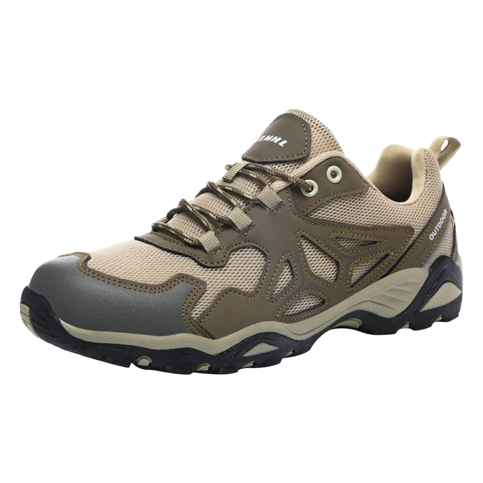 Generisch Wanderschuhe Herren Leicht Luftig Trekkingschuhe Mesh Dämpfung