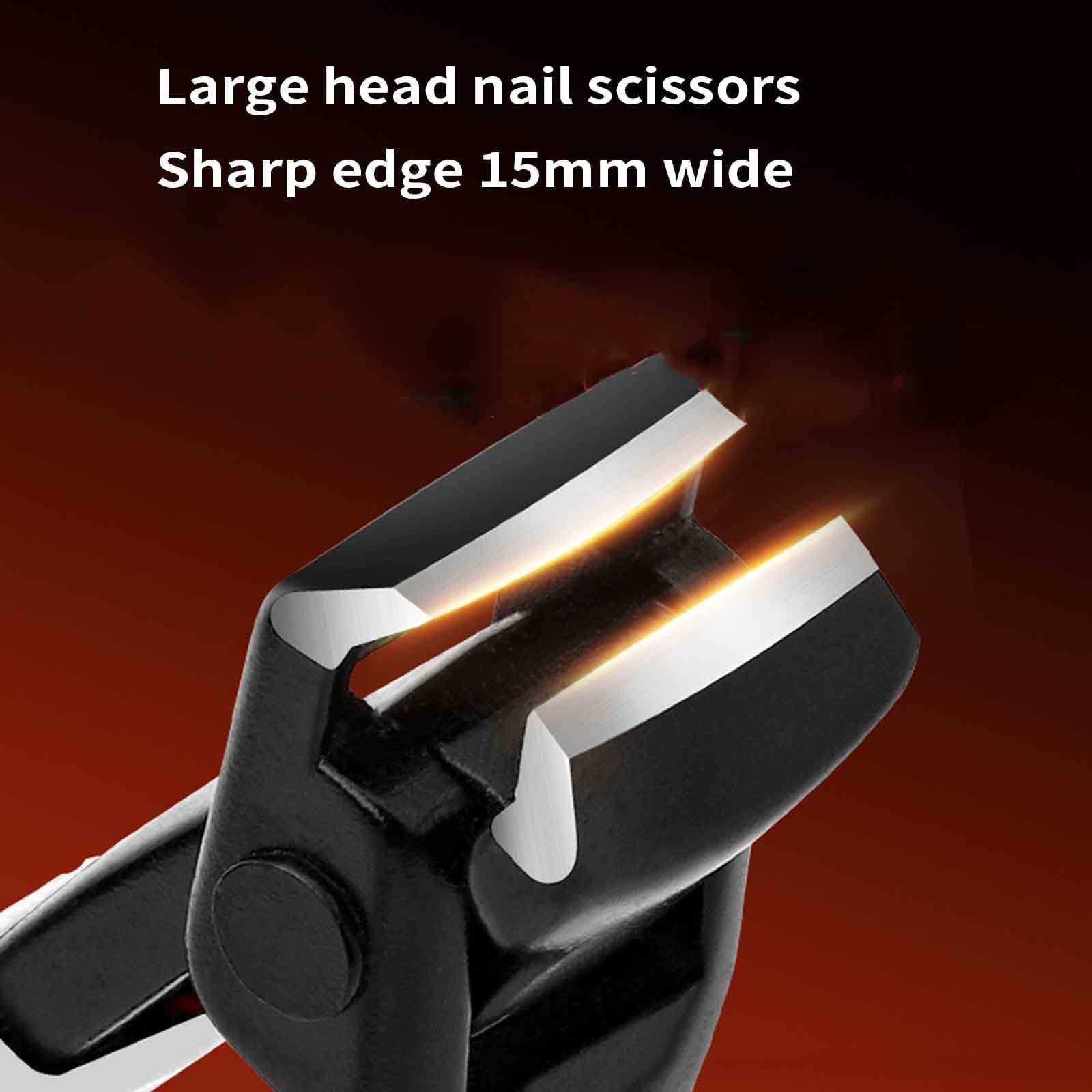 Cortauñas Pies Nail Cutter Alicate Cortauñas Alicates Uñas Pies Corta Uñas Adulto Profesional Gruesas Mango Largo Kit Gran Diámetro Mango Antideslizante Resistente Al Desgaste (black,6.5x4cm)